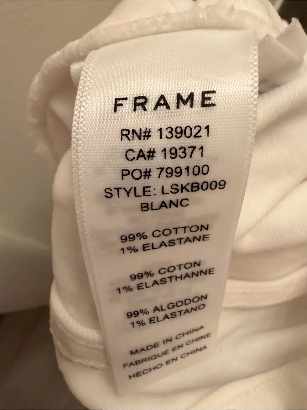 FRAME Le Sylvie Kick Boot Jeans Women’s Size 28 White Cotton - Picture 8 of 11